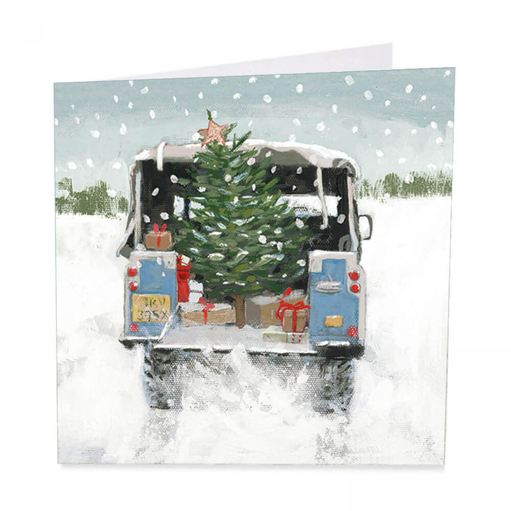 Charity Christmas Pack of 6 — Jolly Journey (Landrover)