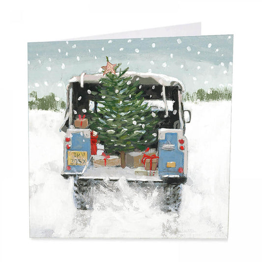 Charity Christmas Pack of 6 — Jolly Journey (Landrover)